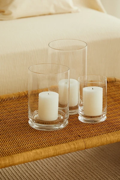 Grande lanterne en verre