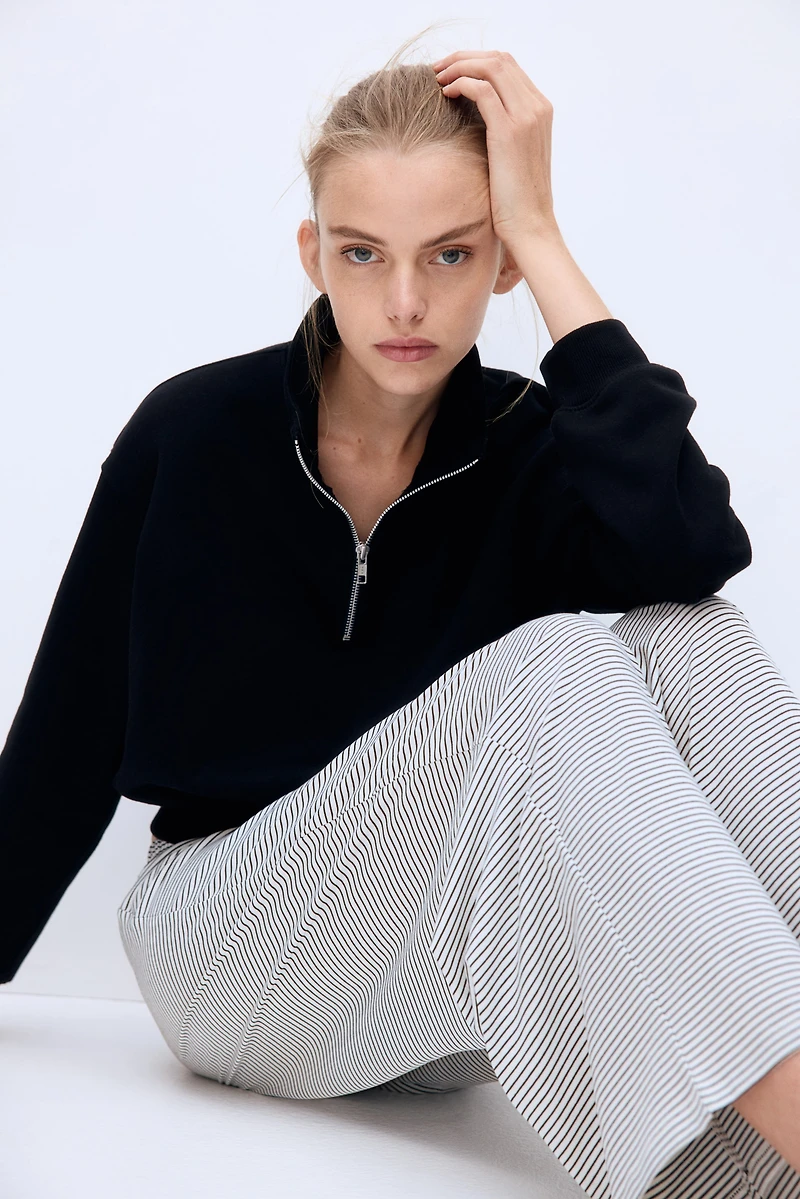 Straight-Leg Drawstring Pants