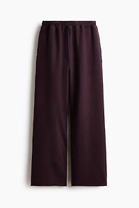 Wide-Leg Cotton Joggers