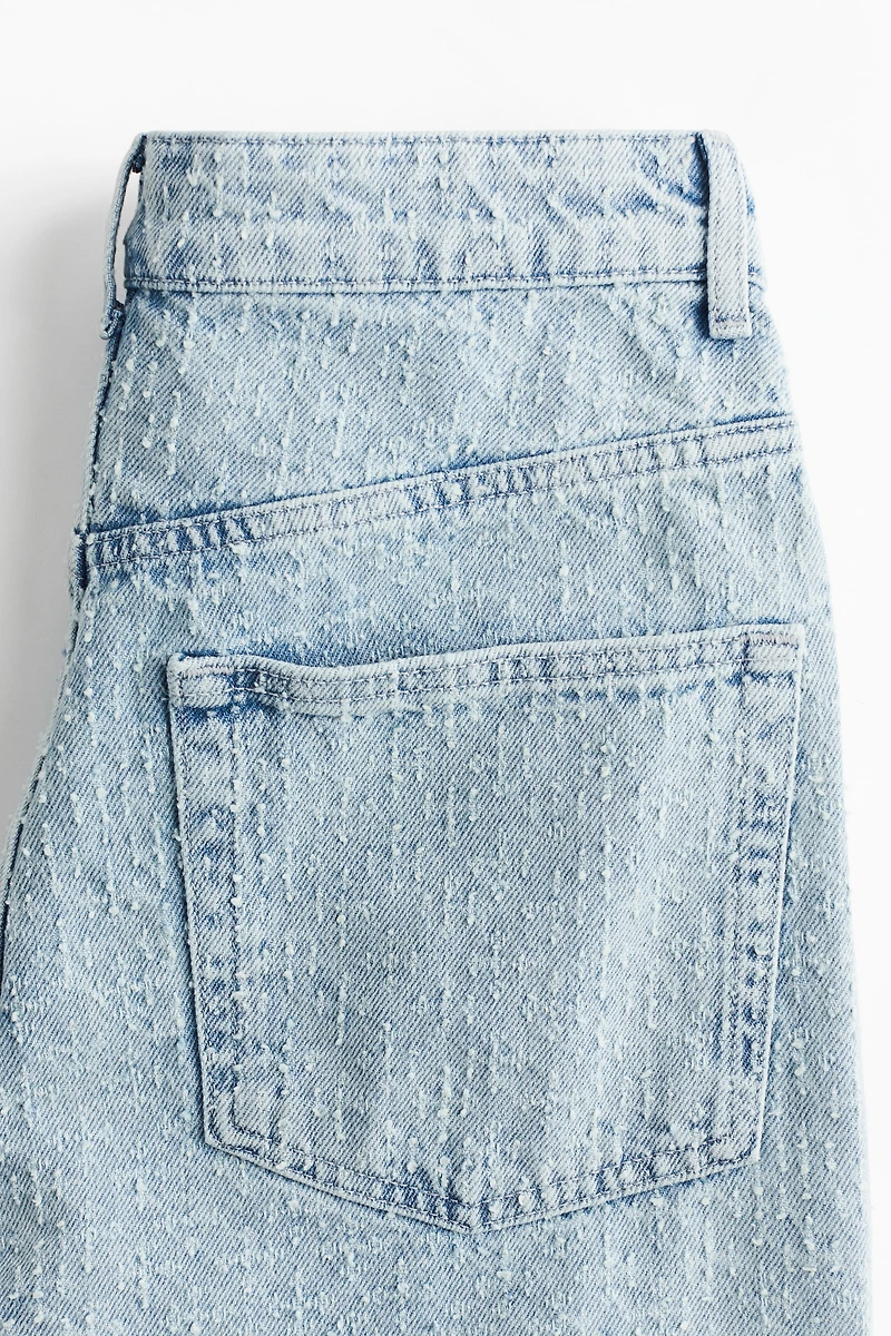 Bouclé Denim Jeans