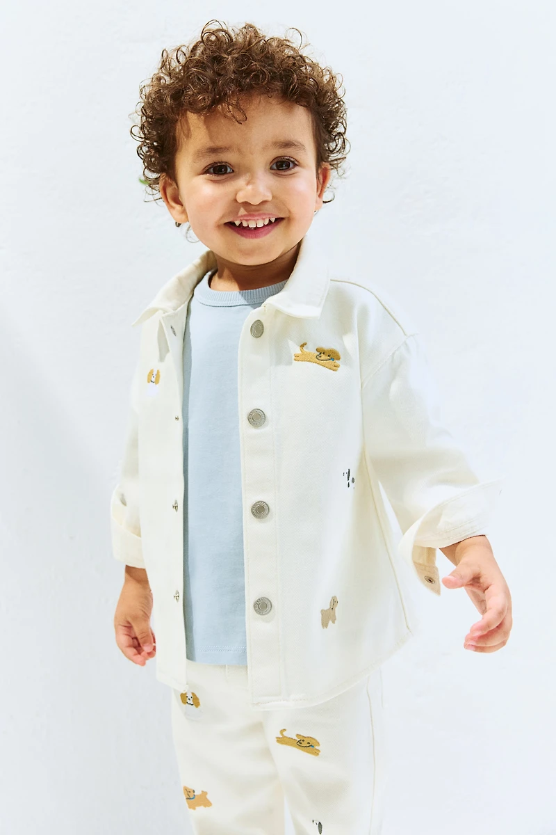 Embroidery-Detail Jeans