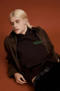 Loose Fit Printed Hoodie
