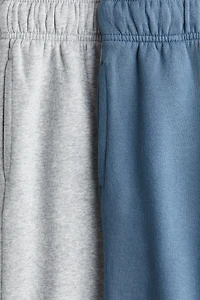 Lot de 2 pantalons jogging en molleton