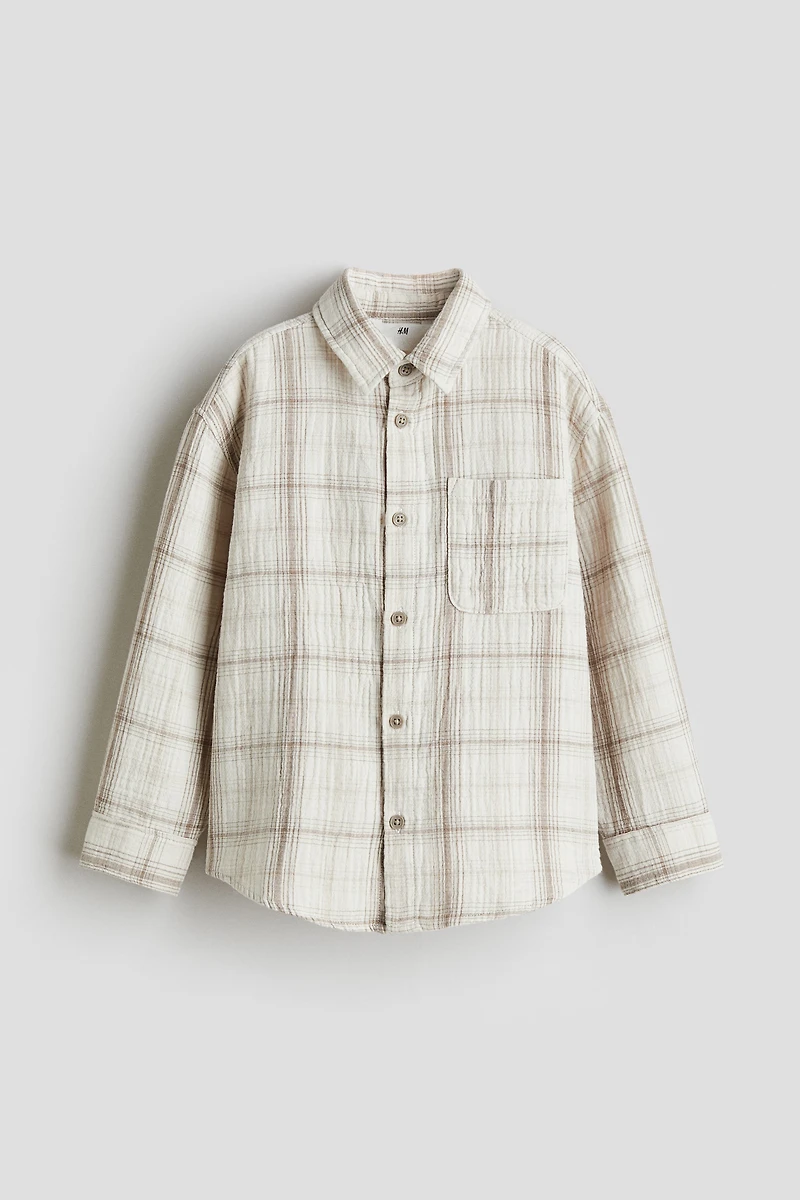 Cotton Muslin Shirt