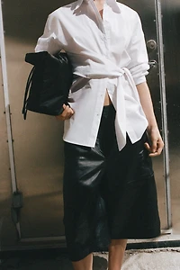 Tie-Detail Shirt