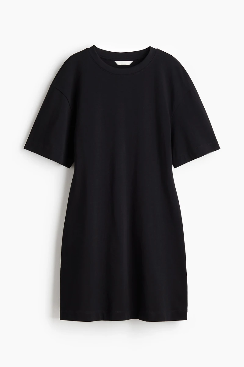 Defined-Waist T-Shirt Dress