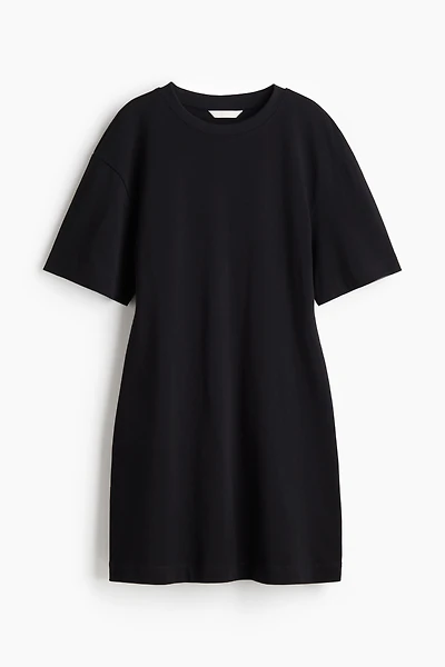Defined-Waist T-Shirt Dress