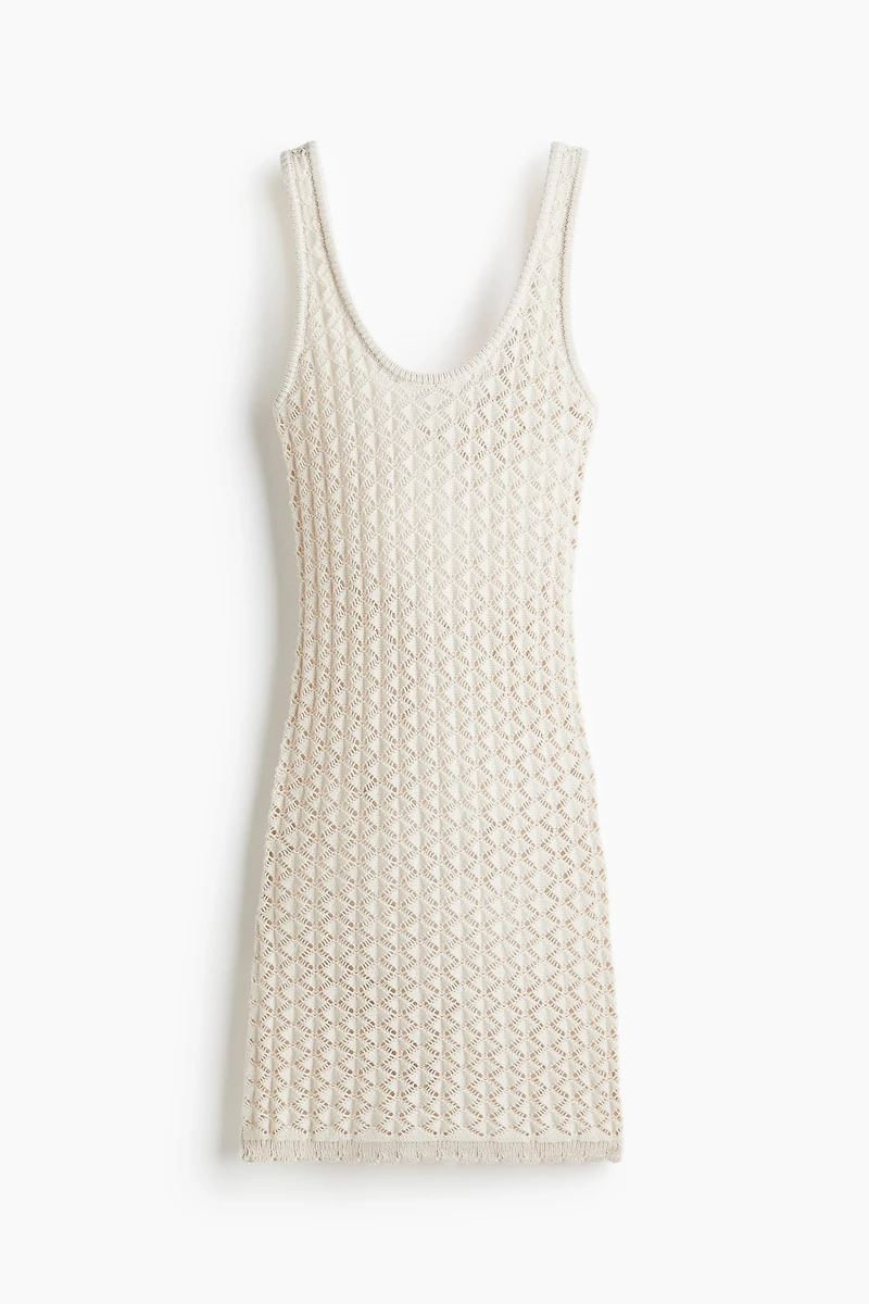 Crochet-Look Dress