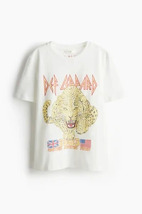 T-shirt with Motif