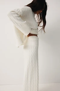 Cable-Knit Pants