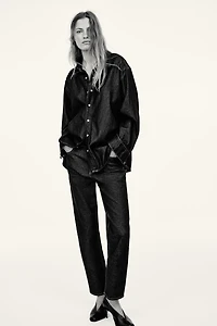 Mom Slim-Fit High-Waist Ankle Jeans