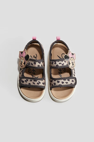 Printed Sandals Scuba Fabric