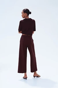 Dressy Linen-Blend Pants