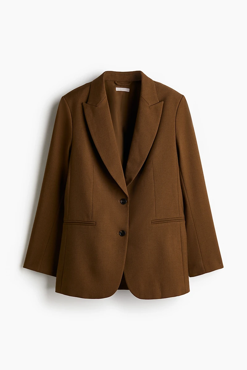 Blazer à fermeture droite