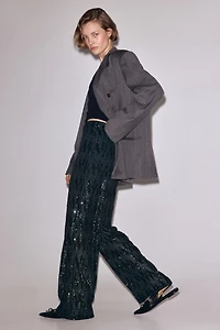 Sequined Pants