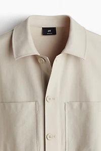 Regular-Fit Twill Overshirt