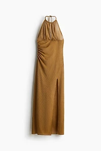 Draped Halterneck Dress