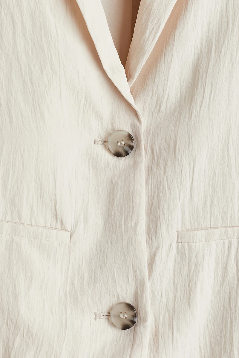 Textured-Weave Blazer