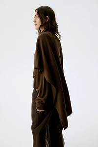 MAMA Scarf-Detail Nursing Sweater