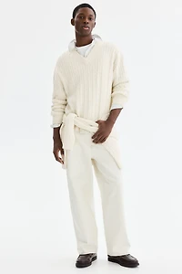 Chandail classique en tricot torsadé