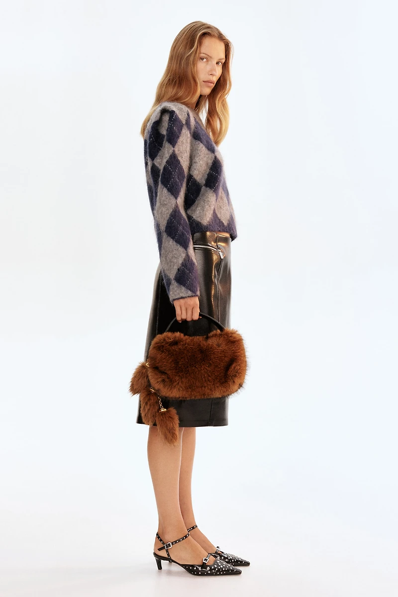 Chandail en mohair mélangé