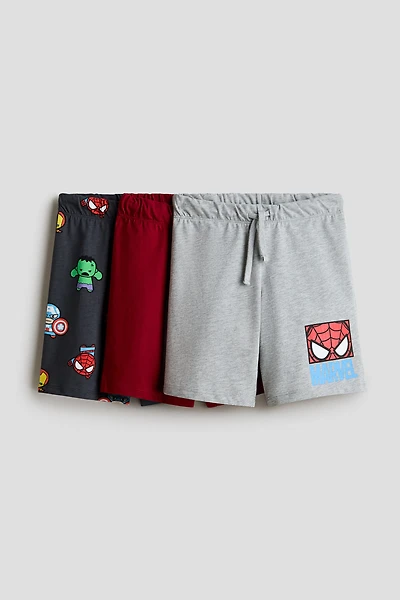 3-Pack Cotton Shorts