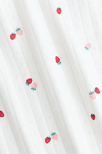 Pyjama en pointelle de coton