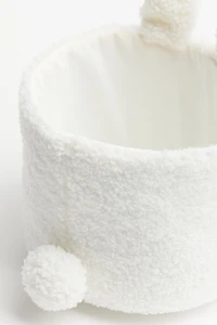 Teddy Fleece Storage Basket