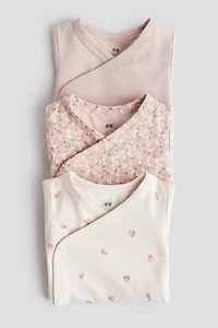 3-pack Wrapover Bodysuits