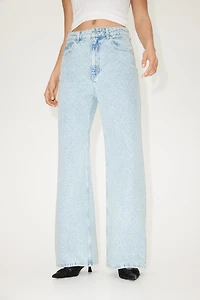 Bouclé Denim Jeans