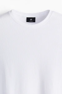 T-shirt Coupe Amincie en jersey gaufré