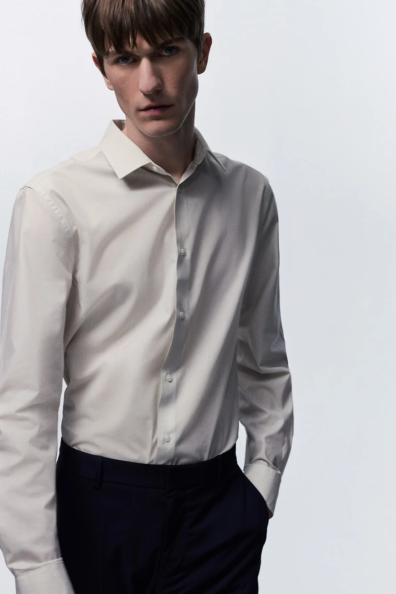 Chemise Coupe Amincie repassage facile