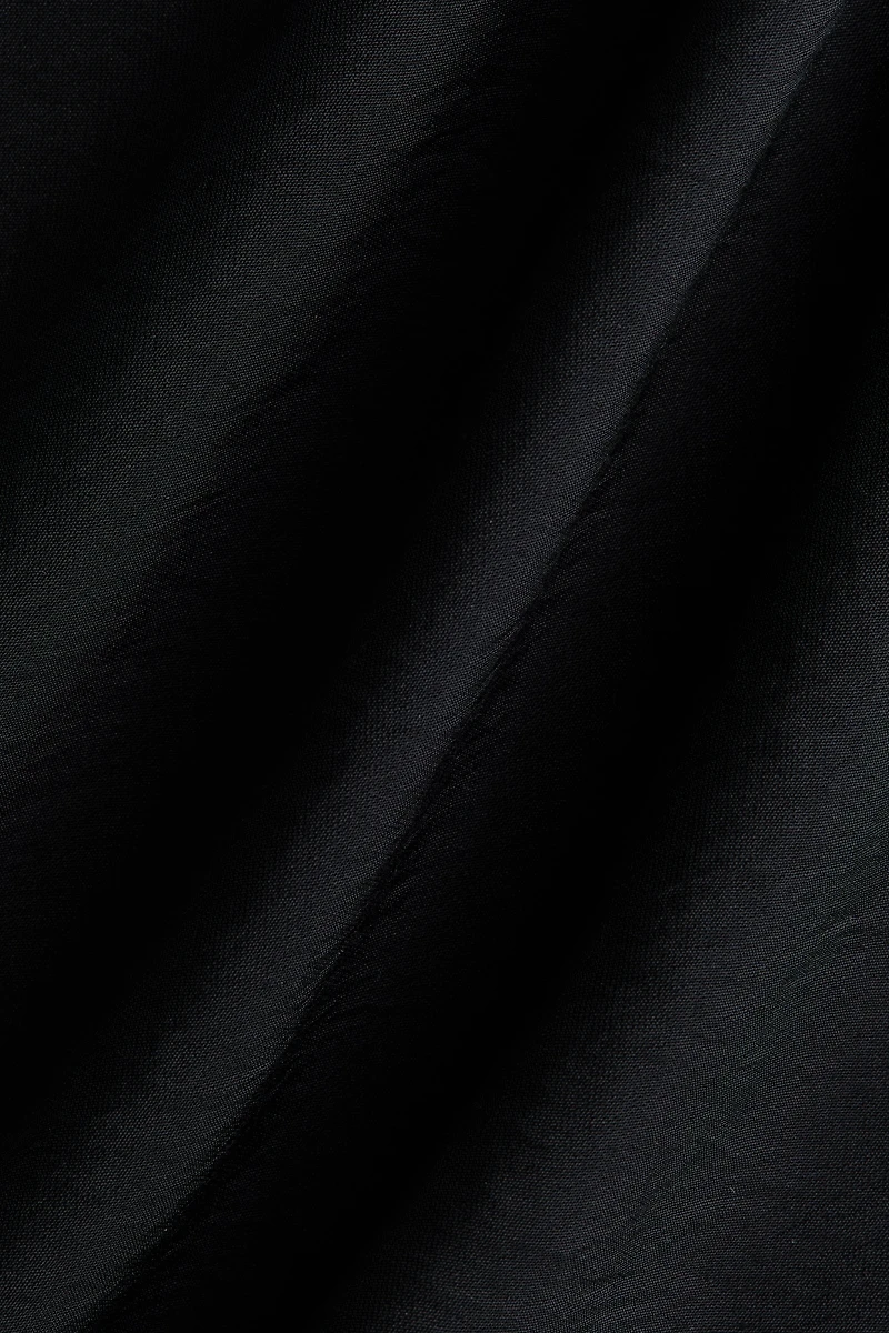 Sleeveless Wrap-Detail Dress