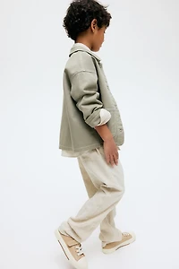 Pantalon en lin mélangé