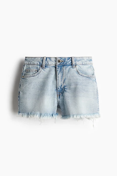 High Denim Shorts