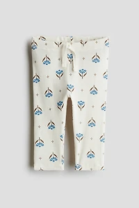 Legging en coton côtelé