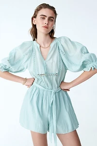 Crinkled Romper