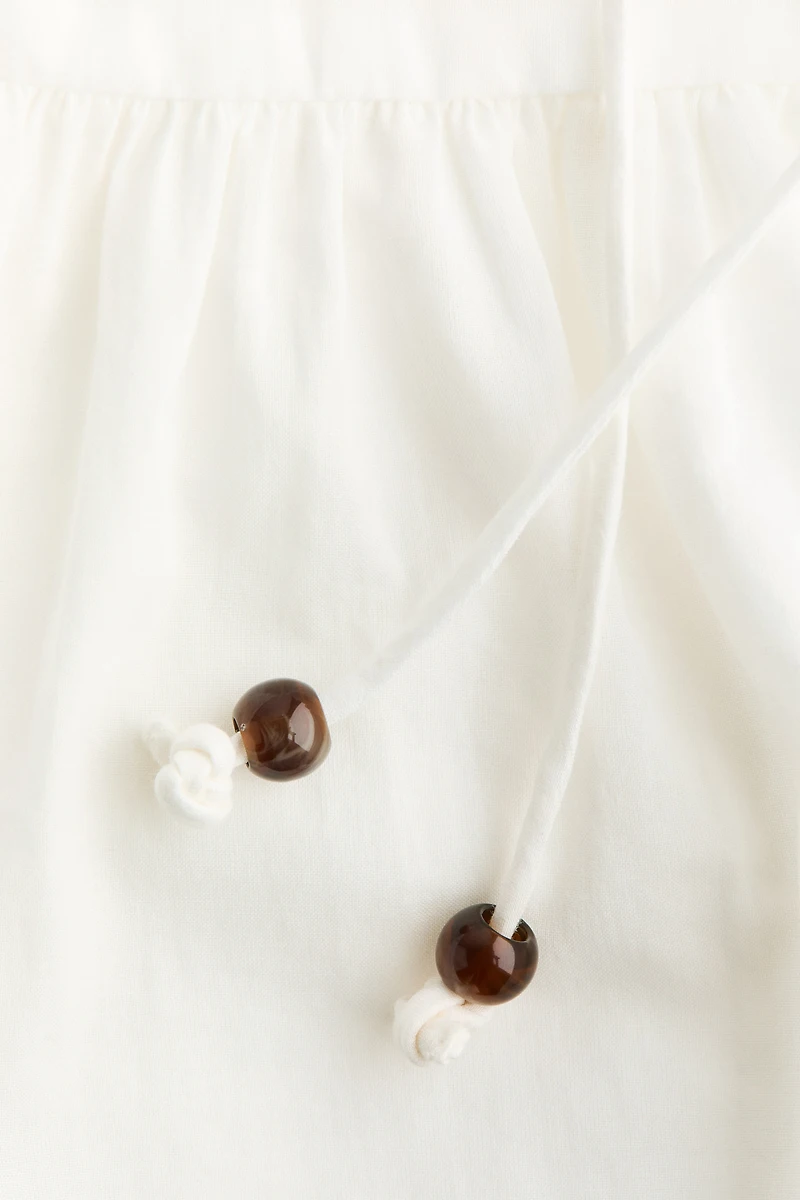 Tie-Belt Shirt Dress