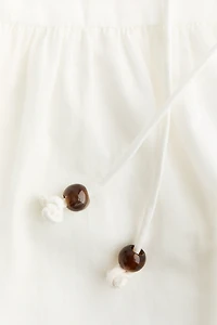 Tie-Belt Shirt Dress