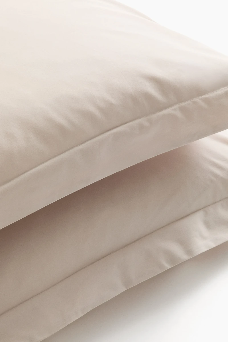 2-Pack Cotton Percale Pillowcases