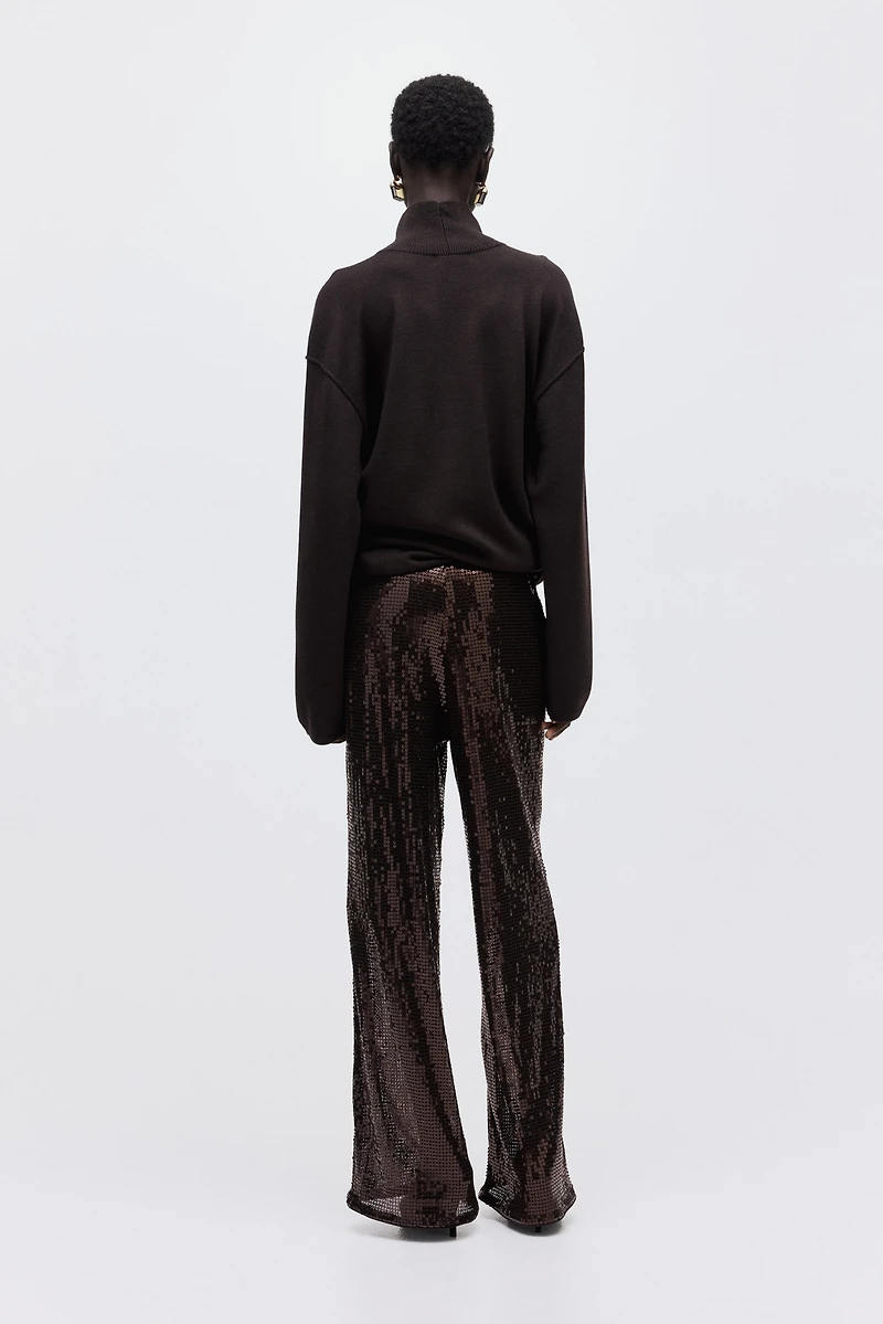 Pantalon à sequins