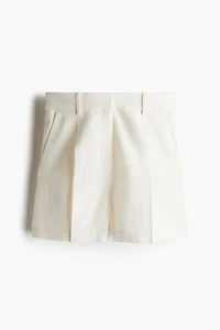 Linen-Blend Shorts
