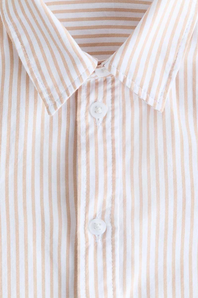 Short-Sleeved Cotton Shirt