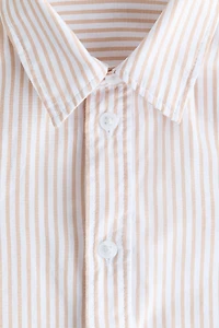 Short-Sleeved Cotton Shirt