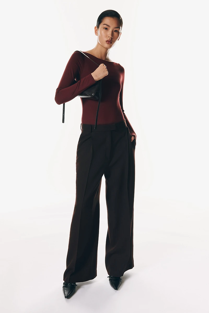 Boat-neck Bodysuit