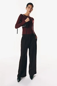 Boat-neck Bodysuit