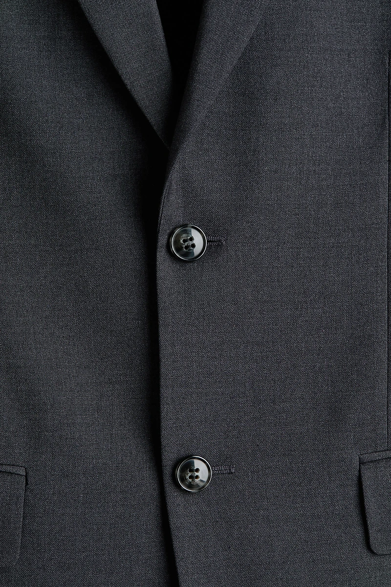 Regular-Fit Single-Breasted Jacket