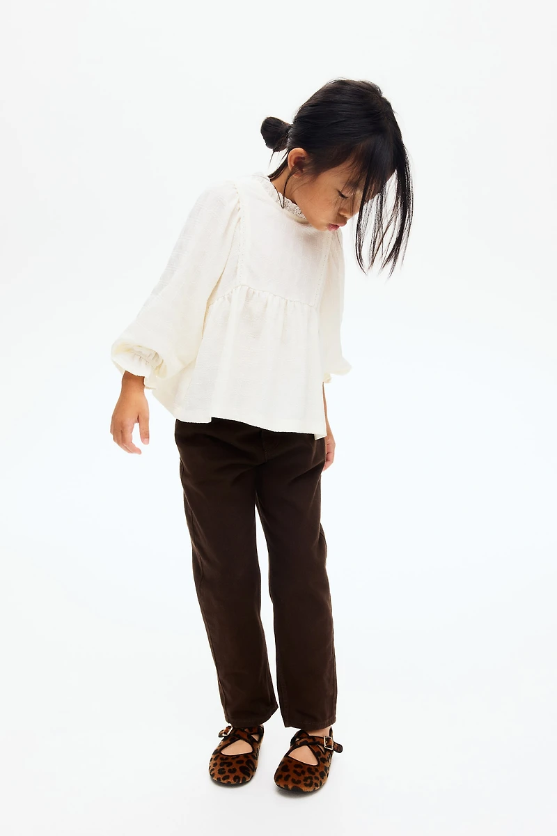 Relaxed Paper Bag Jeans