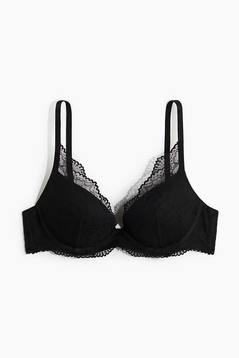 Soutien-gorge super pigeonnant en dentelle