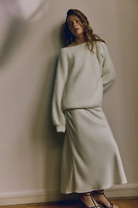 Chandail ample à encolure bateau